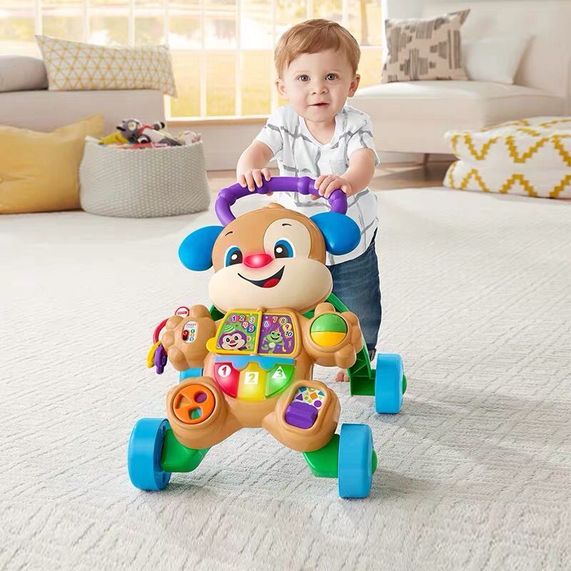 Genuine Fisher Pippi Smart Play Walker FRR74 Multi-functional Baby Toddler Anti-rollover Trolley