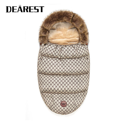 Baby Stroller Sleeping Bag Thickeneded Newborn Winter Warm Дет Xeнв Kontaktт