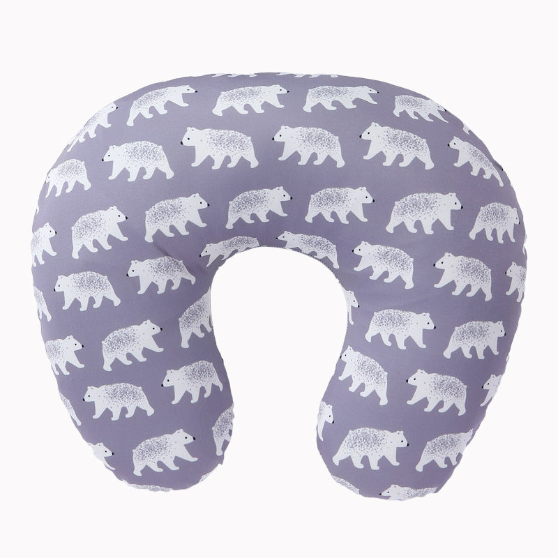 Amazon Hot Selling Baby Nursing Pillow Cover Stretch U Shape Nursing Pillow Cover Removable Pillow Cover Nursing Maternity Pillow